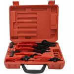 Helloshop26 - lot pince pour circlips ext�rieur int�rieur set 11 pi�ces becs coud�s et droits