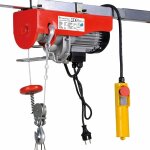 Helloshop26 - palan treuil lectrique pro avec tlcommande 1000 w 300 / 600 kg outils atelier garage ...