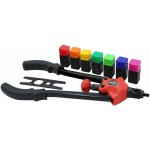Helloshop26 - pince rivets de traction crous  sertir set 7 mandrins interchangeables outils