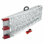 Helloshop26 - rampe de chargement pliable 226 cm 340 kg aluminium moto vtt quad rampe d'accès Helloshop26 - rampe de chargement pliable 226 cm 340 kg aluminium moto vtt quad rampe d'accès