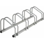 Système support range porte vélo râtelier inclinable 4 vélos garage pratique au sol ou mural acier Système support range porte vélo râtelier inclinable 4 vélos garage pratique au sol ou mural acier