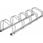 Systme support range porte vlo rtelier inclinable 5 vlos garage pratique au sol ou mural acier