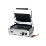 Hendi - contact grill panini, dessus rainur�, fond lisse, 2200w 263662