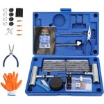 Swanew mche pneu crevaison 73pcs. kit de rparation pneu bleu. pour voitures. moto. tracteur. jeep. ...
