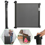 Hengmei - barri�re de s�curit� barri�re s�curit� b�b� (0 � 140 cm) extensible et enroulable d'escaliers ...