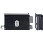 Heracles - serrure monopoint en applique 6 gorges horizontale crochet droite mx - 743 - 01