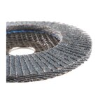 Hermes abrasifs - disque � lamelles support r�sine conique zirconium - � 125 mm - grain 80 - inox, acier ...