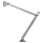 Lot de 2 compas d'abattant pour porte de meuble l. 250 mm - hettich