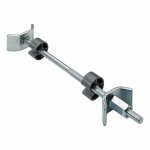 Lot de 2 raccords de plan de travail acier chrom l. 150 mm - hettich