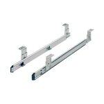 Hettich - paire de coulisses � billes ka 3434 charge 20 kg - l. 400 mm - pour support clavier coulissant ...