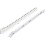 Hettich - paire de coulisses � galets fr402 l. 350 mm - charge 25 kg - blanc - 1058345