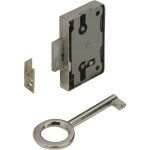 Hettich serrure de meuble acier en applique hettich 20 mm rversible