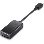 Hp adaptateur usb - c vers vga noir - adaptateur de c�ble (usb - c, vga, m�le / femelle, noir)