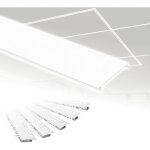 Hexim profil�s led, aluminium sous - pl�tre avec couvercle opale, diverses largeurs: 42, 5 mm, opale ...