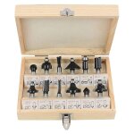 Coffret de fraises hikoki 711016 hm 6 mm (12 pièces) Coffret de fraises hikoki 711016 hm 6 mm (12 pièces)