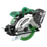 Hikoki - scie circulaire 165 18v 5ah 57mm hitcase - c18dslwpz