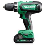 Hikoki ? perceuse - visseuse sans fil 18v avec 2 batteries 2. 0ah ? couple 53nm pour per�age bois et ...