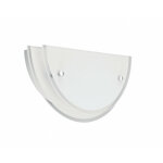 Aric - hill applique mur e27 60w max. demi - lune verre opale lpe non incl. 3978