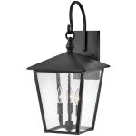 Hinkley - elstead huntersfield lanterne murale d'ext�rieur noire, ip44