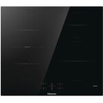 Hisense - table de cuisson induction 60cm 4 feux 7200w noir hi621fm
