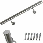Hm004 - 130 main courante d'escalier 130cm, rampe d'escalier en inox diamtre 42mm, usage intrieur et ...