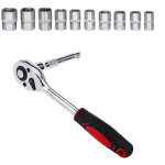 Cliquet 3 - 8pouces et douilles 6 pans chrome vanadium lot de 12 pices hobbytech