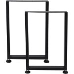 Hoerfuriy - lot de 2 pieds de table m�tal, pied de table industriel en fer pour table a manger, table ...
