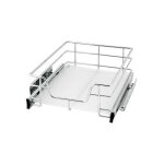 Wyctin - hofuton panier treillis m�tallique argent� panier de rangement avec tiroirs coulissants � syst�me ...