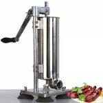 Wyctin - hofuton poussoir  saucisses viande 4l machine  saucisse remplissage de saucisse en acier inoxydable ...