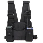 Holster radio, sac de poitrine utilitaire universel pour talkie - walkie sacs de harnais de poche de ...
