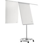 Magnetoplan - flipchart surface d'�criture l680xh1065mm cr�me / gris clair mobile - 12 270 f13