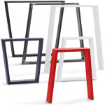 Holzbrink - pied de table trap�ze, pied pour table basse, pied de banc, pied de bureau, pied de meuble, ...