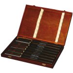 Jeu 8 pcs gouges ciseaux de tournage pour bois tour holzmann h8tlg