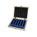 Coffret pro 7 outils de tournage mtal tct 12 mm - holzmann