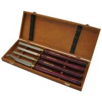 Jeu de ciseaux 4 pcs pour tour  bois holzmann adsrs4tlg