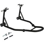 Homcom - b�quille d'atelier moto avant leve moto support pour moto avec bras oscillant en u et en l, ...