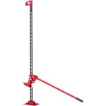 Homcom - cric farm jack charge max. 3000 kg - hauteur de levage 11 - 135 cm - cric � cr�maill�re acier ...
