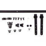 Homcom kit de porte coulissante système galandage avec porte épaisseur 20 - 25 mm largeur max. 0, 9 m ... Homcom kit de porte coulissante système galandage avec porte épaisseur 20 - 25 mm largeur max. 0, 9 m ...