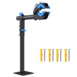 Homcom ? support de r�paration v�lo r�glable ? pince rotative 360� ? charge max. 25 kg ? pour tubes 20 ...