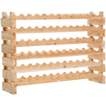 Homcom �tag�re � bouteilles casier � vin range bouteilles horizontal 6 niveaux 72 bouteilles max. dim. ...