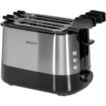 Home hd2639 / 90 grille - pain argent, noir - philips