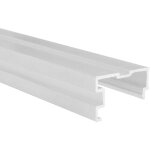 Homewell - profil� poign�e classicdoor pour portes de placard d'�p. 19mm, laqu� blanc, longueur 2. 55m ...