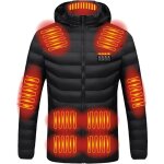 Hommes femmes veste chauffante polaire haute capacit� v�tements chauffants �lectriques manteau chauffant ...