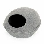 Hoopet lit pour chat avec oreiller gris
