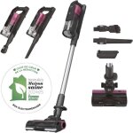 Hoover - aspirateur balai sans fil hf920h - 65 aw - 86 dba - ecran led - rose / gris