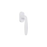 Hoppe et cie - poign�e de fen�tre secustik� et variofit� verona blanche pour oscillo - battant