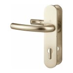 Poignée de porte d'entrée - tokyo hoppe et cie - beige ivoire - clé i - 195 mm Poignée de porte d'entrée - tokyo hoppe et cie - beige ivoire - clé i - 195 mm
