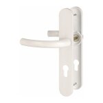 Hoppe et cie - poign�e de porte d'entr�e - tokyo blanc pur - cl� i - 195 mm