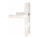 Hoppe - poign�e de porte fen�tre - tokyo et cie - blanc - cl� i - 195 mm - carr� de 8 mm - �paisseur ...