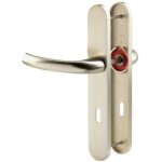 Hoppe et cie - poign�e de porte int�rieure - tokyo beige ivoire - cl� l - 195 mm